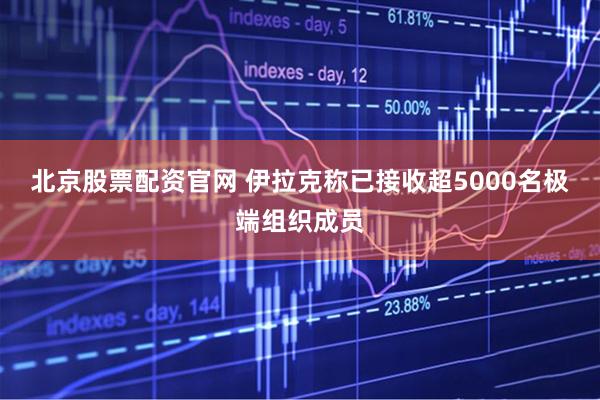 北京股票配资官网 伊拉克称已接收超5000名极端组织成员